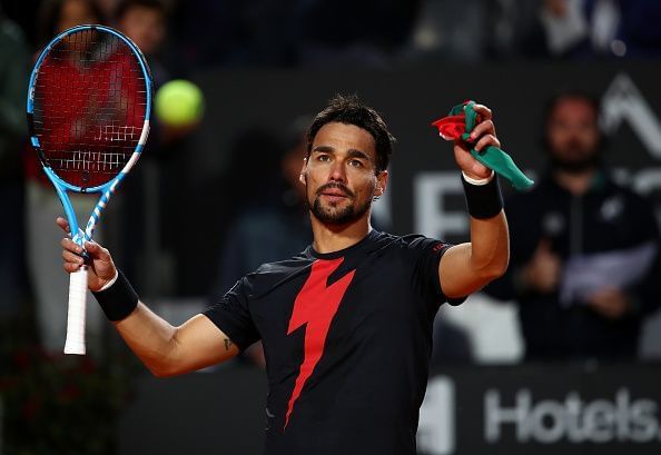 Fabio Fognini will look to rebound from his loss against Daniil Medvedev.