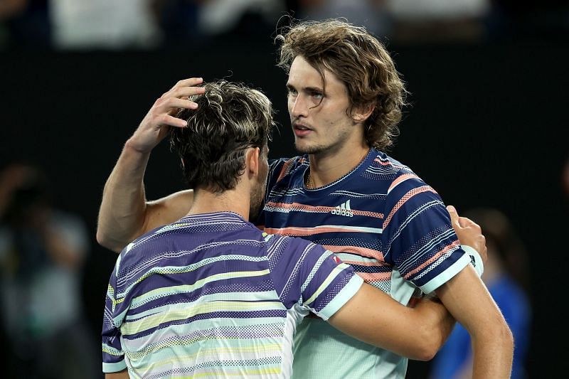Zverev had his moments but was no match for the Austrian on the day