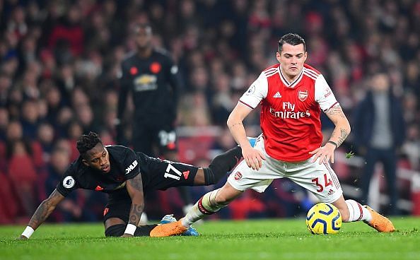 Granit Xhaka appears to be a player reborn under Mikel Arteta