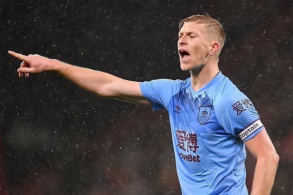 Ben Mee was commanding at the back and registered an assist