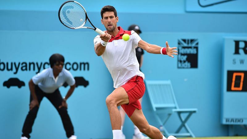 Djokovic at 2018 London Queens