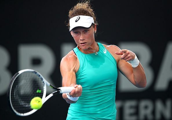 Samantha Stosur notched up a great win against Angelique Kerber in the opening round.
