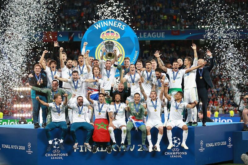 Real Madrid lift their record-extending 13th Champions League title in 2017-18