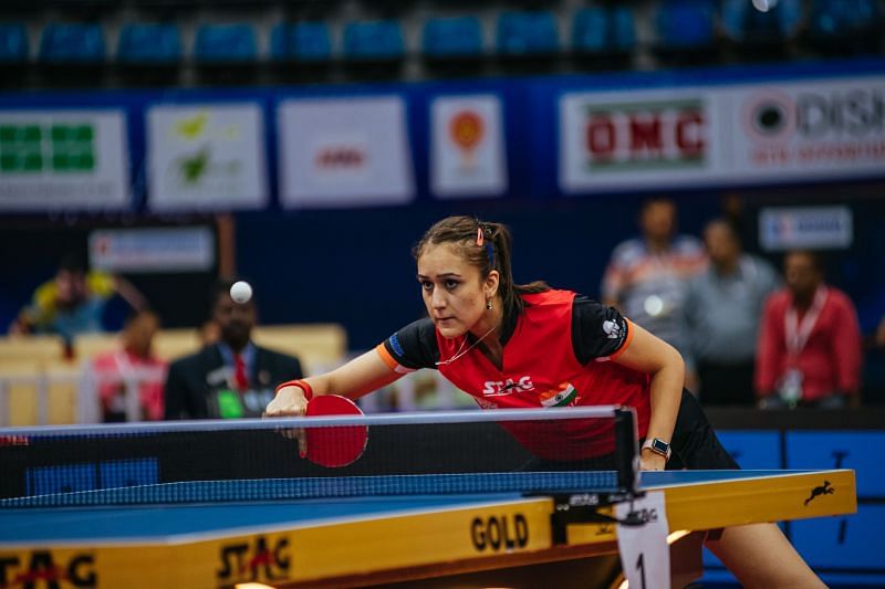 Manika Batra led the challenge for the Women&#039;s Team against the Romanian side