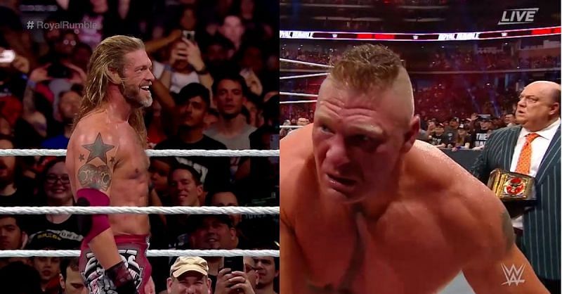 Edge and Brock Lesnar were the stars of 2020 Royal Rumble