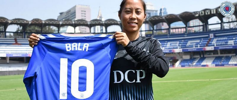 Bala Devi will don the #10 jersey for Rangers WFC (Image Credits: Rangers Official Website)