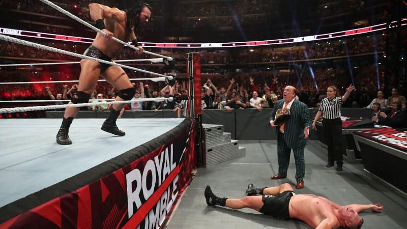 McIntyre eliminates Lesnar