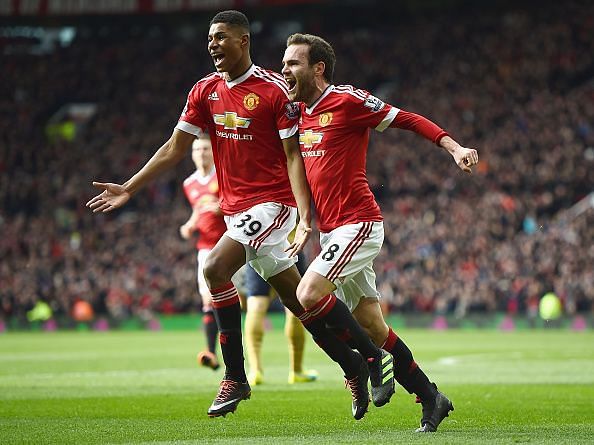 Teenager Marcus Rashford burst onto the scene with a brace against Arsenal in 2016