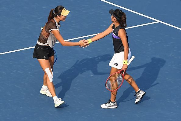 Peng Shuai and Zhang Shuai