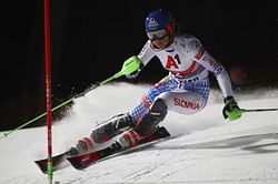 Vlhova builds another big lead over Shiffrin in slalom