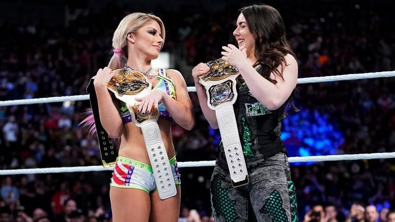 Bliss and Cross were defeated for the titles by current Champions Asuka and Kairi Sane.