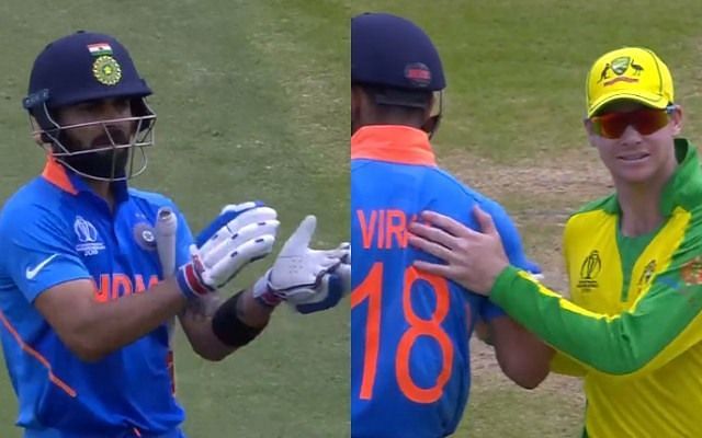 Virat Kohli made a warm gesture to Smith by urging the Indian fans to not boo him but clap for him