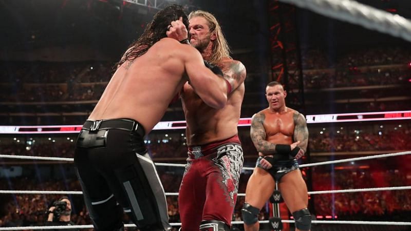 Edge briefly joined forces with Randy Orton in the Royal Rumble