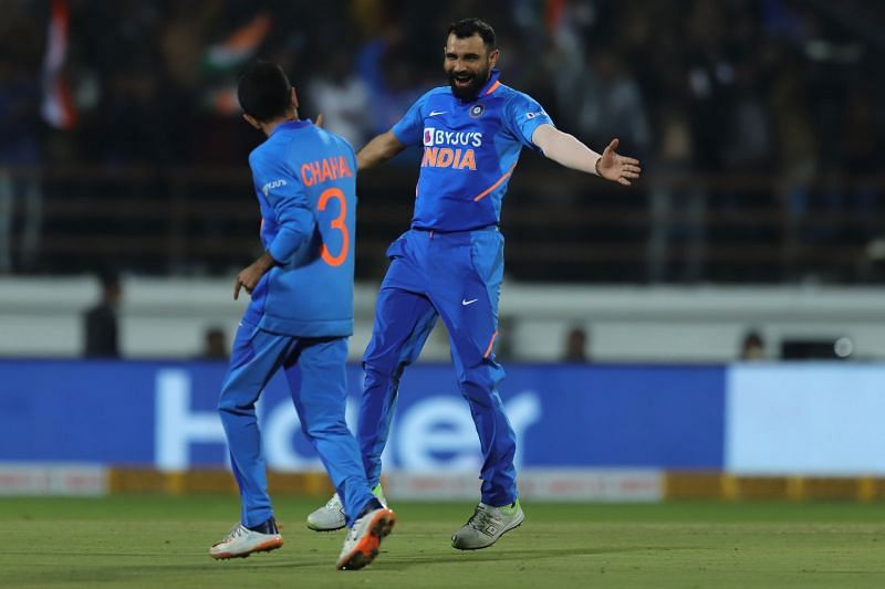 Mohammed Shami nearly got a hat-trick