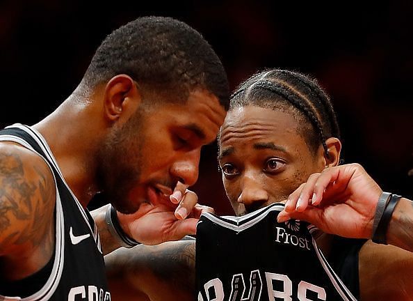 DeRozan and Aldridge have been frequently linked with a trade from the Spurs