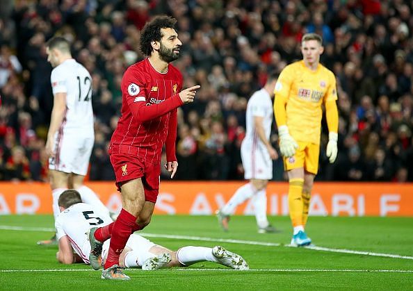 Mohamed Salah got Liverpool up and running after scoring the opener