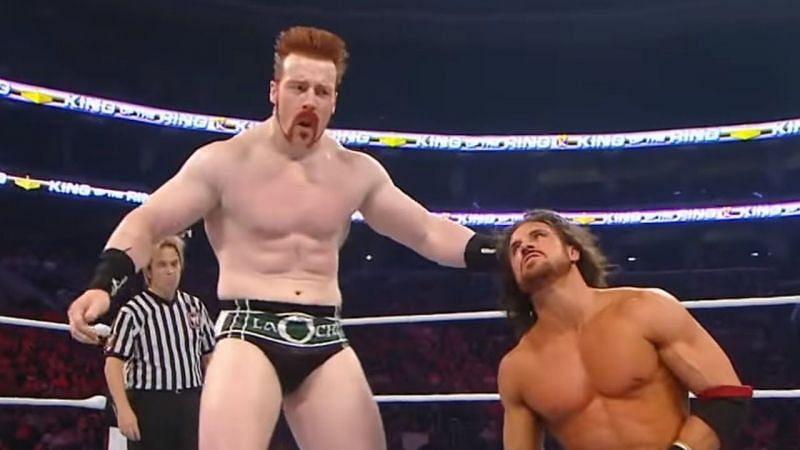 A shot from Sheamus and Morrison&#039;s rivalry back in 2010