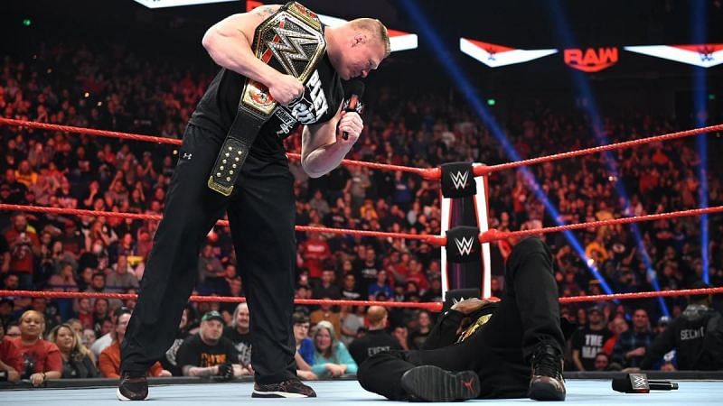 Brock Lesnar made short work of R-Truth on WWE RAW