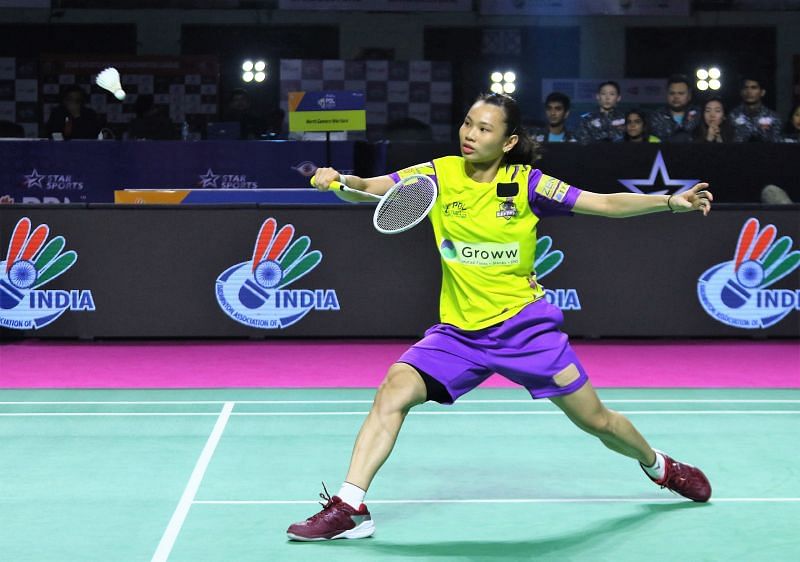 Tai Tzu Ying in action for the Raptors