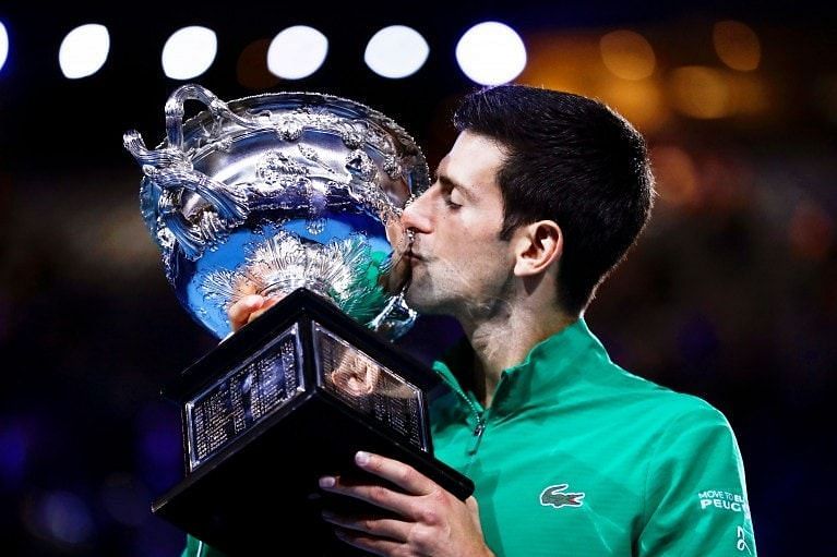 Novak Djokovic was the star performer in the first month of the 2020 tennis season.