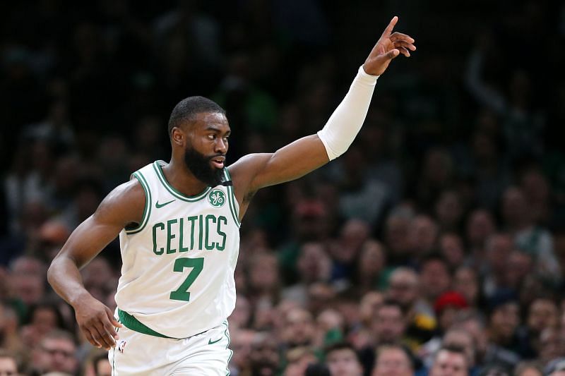 Jaylen Brown injured his ankle during Boston&#039;s win over the Thunder