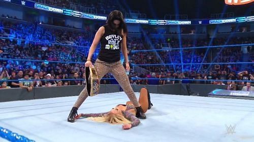 After all, Bayley did not defeat Carmella clean