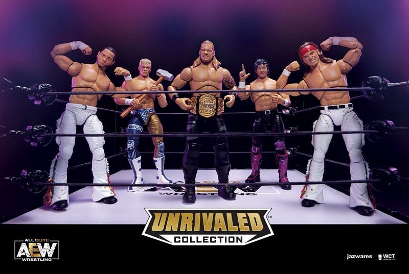 AEW and Jazwares have released a series of action figures