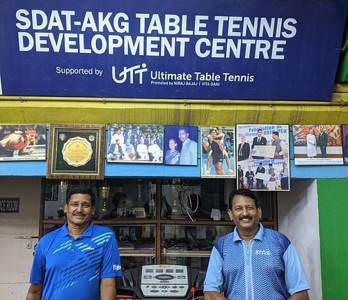 S DAT AKG coaches, Muralidhara Rao and Srinivasa Rao