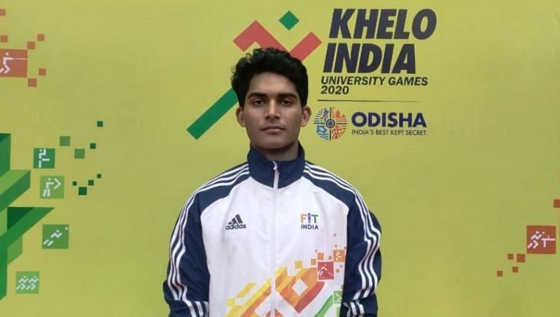 Gold medal winner, Krishna Prasad Garaga