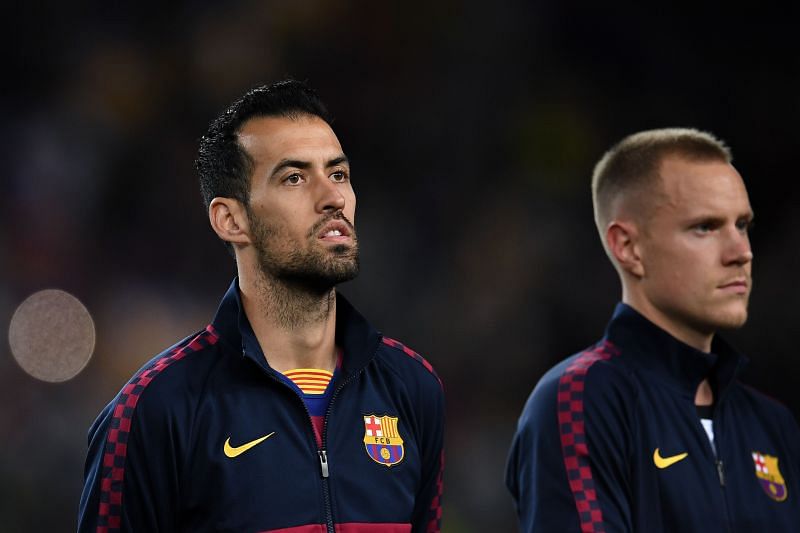 Busquets and ter Stegen