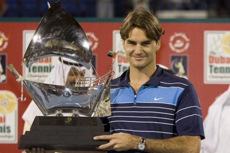 Federer won his 4th Dubai title in 2007, in his 5th consecutive final at the tournament