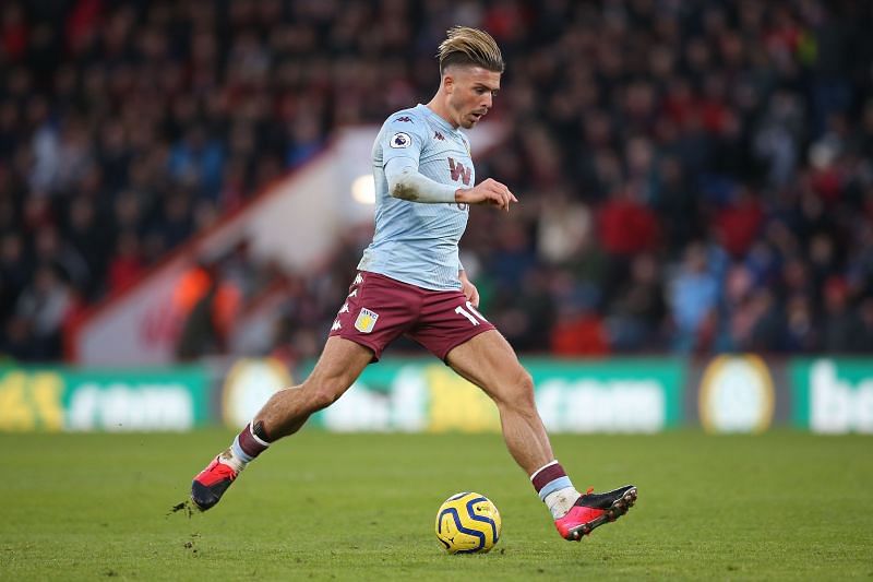 Jack Grealish saw a goal controversially ruled out against Burnley