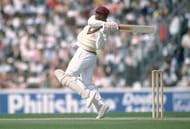 Sir Gordon Greenidge hooking one to cow corner