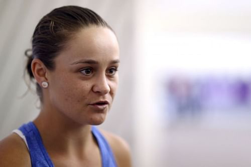 Ashleigh Barty at the Qatar Open 2020 pre-tournament press conference