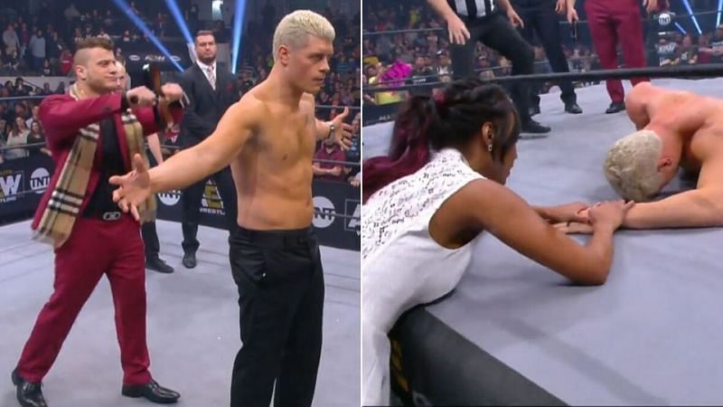 Cody got 10 lashes from MJF on this week&#039;s episode as part of MJF&#039;s stipulations