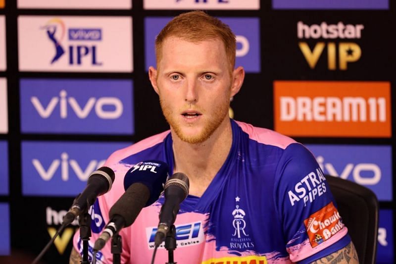 Ben Stokes during a press conference is RR&#039;s trump card