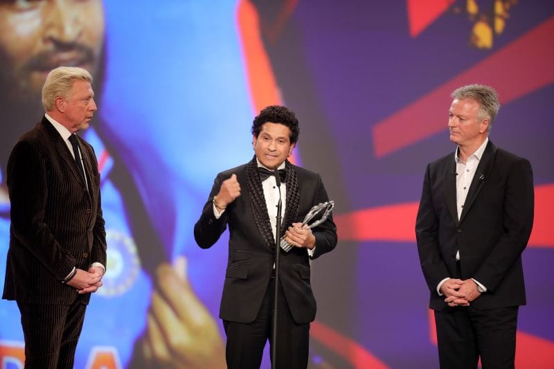 Sachin Tendulkar's World Cupwinning moment wins Laureus Sporting