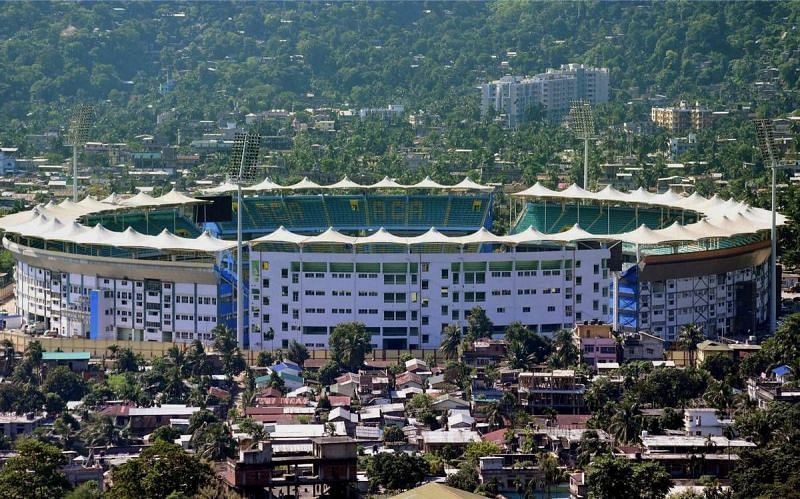 Barsapara Cricket Stadium, officially known as Dr. Bhupen Hazarika Cricket Stadium can seat 40,000 spectators