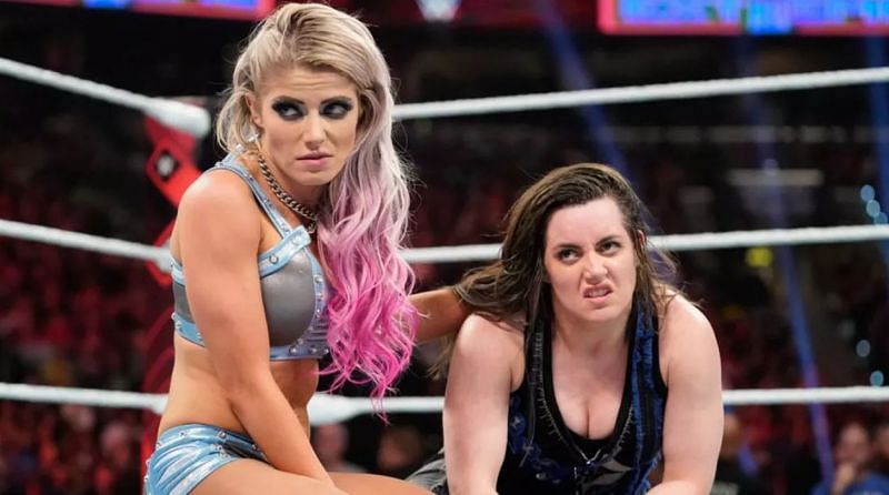 Alexa Bliss and Nikki Cross previously held the Women&#039;s Tag Team titles