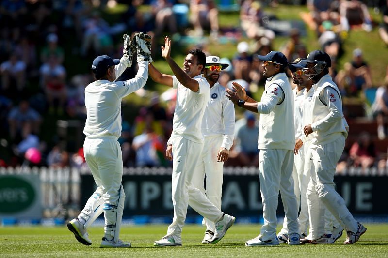 New Zealand v India Test match. File Pic