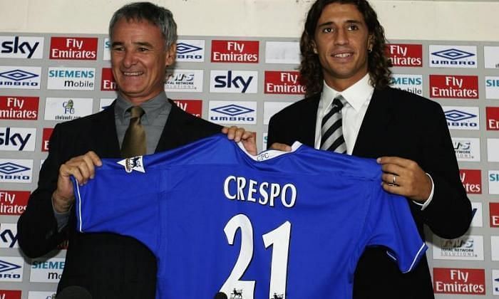 Hernan Crespo signed for Chelsea in 2003