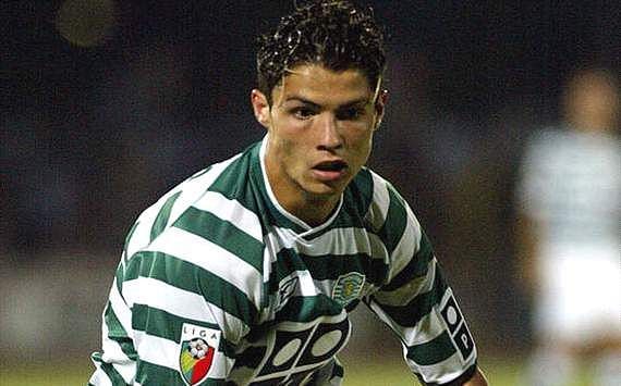 Cristiano Ronaldo made his first competitive match for club and country in 2002