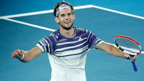 Dominic Thiem at Australian Open 2020