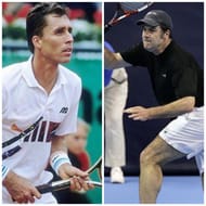 Lendl (left) never lost to Mayotte in 17 meetings