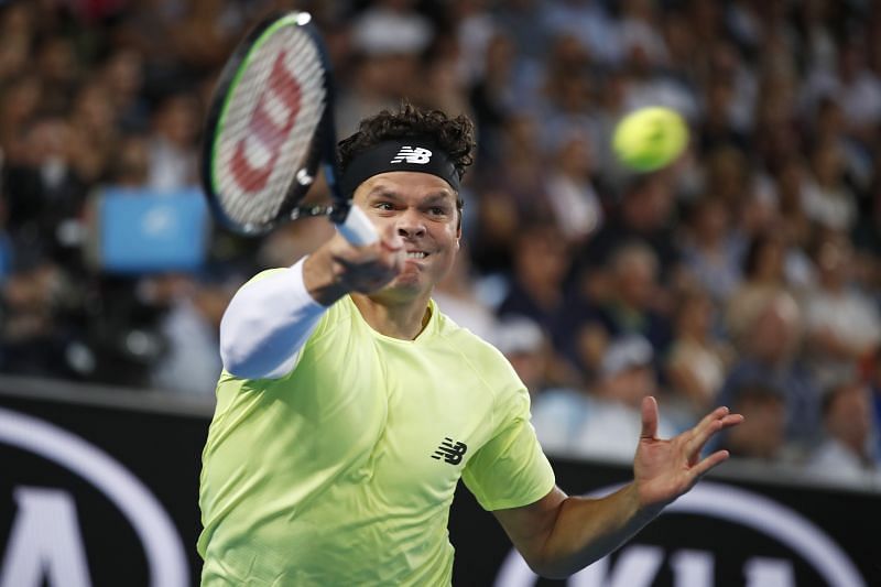 Raonic&#039;s groundstrokes were firing throughout the Australian Open.