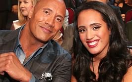 The Rock's daughter Simone Johnson reacts to her WWE signing