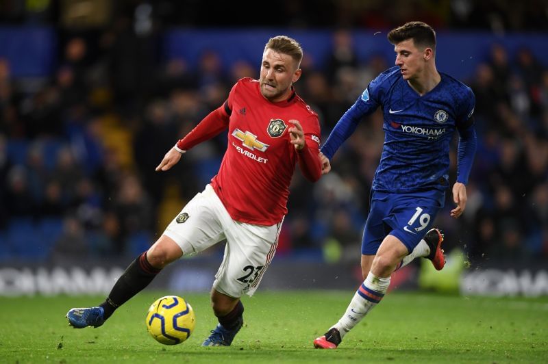 United edged ahead in a close first half at Stamford Bridge