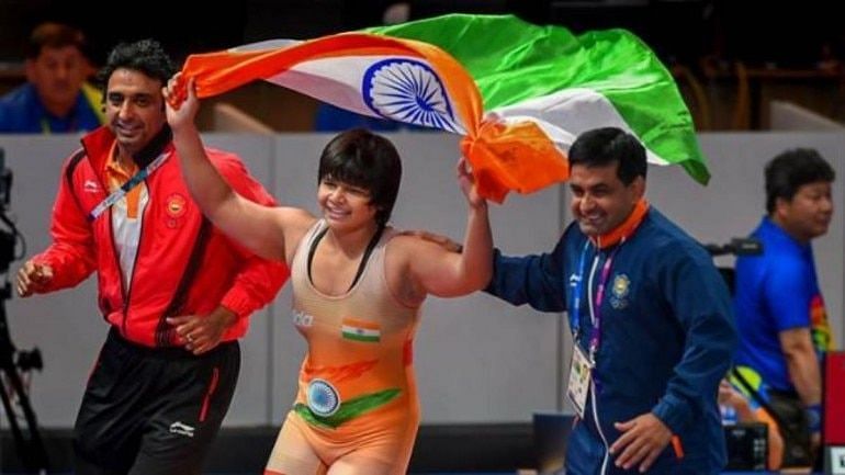 Divya Kakran won gold in the W omen&#039;s 68 kg category putting up a dominant show on the day