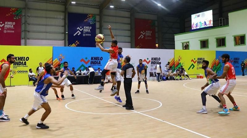 KIUG 2020 basketball match under progress