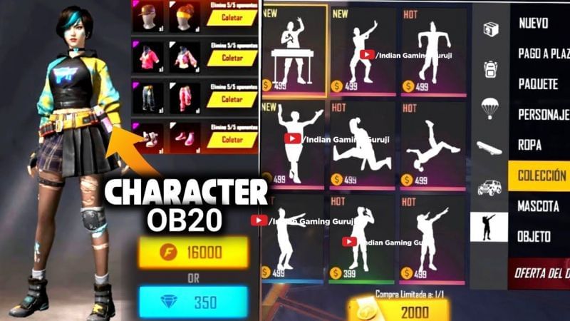 Free Fire New character: #39 Elite Kelly #39 coming to Free Fire OB20 Update